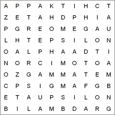 SAT Word Search